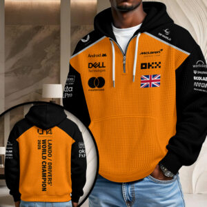 McLaren x Lando Norris 2025 World Champions 3D Unisex Waffle Hoodie - HOATT15125