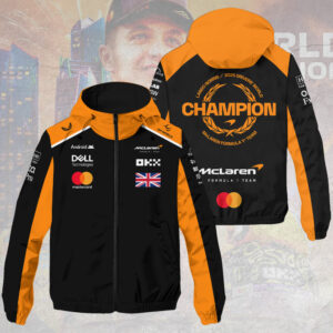McLaren x Lando Norris 2025 World Champion 3D Windbreaker Jacket - HOATT15009