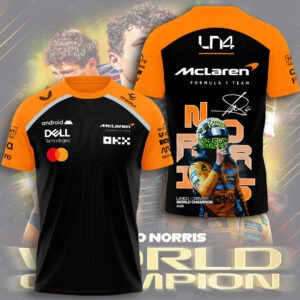 McLaren x Lando Norris World Champions 2025 3D Apparel - TMTHU2534