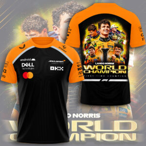 McLaren x Lando Norris World Champions 2025 3D Apparel - TMTHU2492
