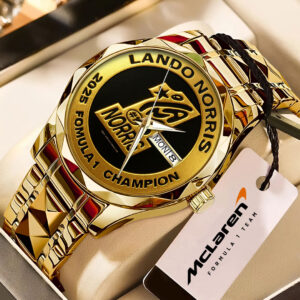 McLaren x Lando Norris World Champions 2025 Alloy Luxury Quartz Watch - TMTHU2542