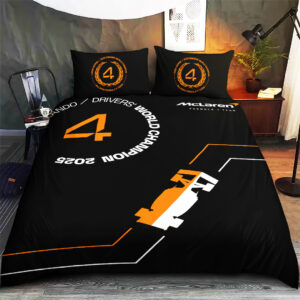 McLaren x Lando Norris World Champions 2025 3-Piece Duvet Bedding Set - TANTN19204
