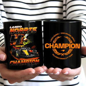 McLaren x Lando Norris World Champions 2025 Ceramic Mug - TMTHU2627