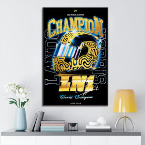 McLaren x Lando Norris World Champions 2025 Rectangle Canvas With Inner Frame - TANTN19214