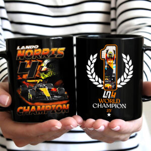 McLaren x Lando Norris World Champions 2025 Ceramic Mug - TMTHU2686