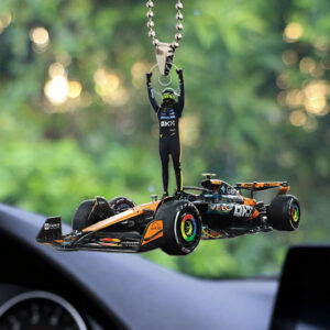 McLaren x Lando Norris World Champions 2025 Custom shape 1-sided Acrylic Car Ornament - TMTHU2568