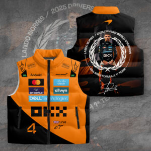 McLaren x Lando Norris World Champions 2025 3D Sleeveless Down Jacket - TANTN19247