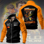McLaren x Lando Norris World Champions 2025 Thick Knit Fleece Jacket – TMTHU2579
