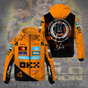 McLaren x Lando Norris World Champions 2025 3D Windbreaker Jacket - TANTN19246