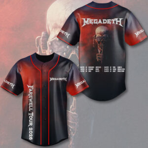 Megadeth Baseball Jersey - TMTHU2491