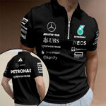 Mercedes AMG Petronas F1 Team 2025 Zip Polo Shirt – GNE4819