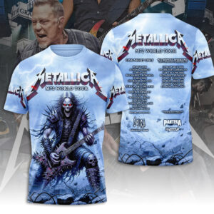 Metallica 2026 World Tour 3D Apparel – MAITM14281