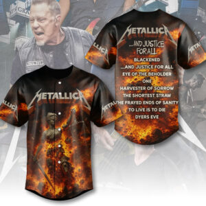Metallica Baseball Jersey - MAITM14223