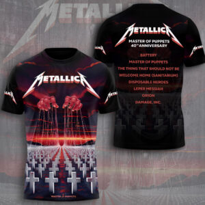 Metallica 3D Apparel – TMTHU3020