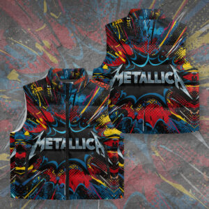 Metallica 3D Sleeveless Down Jacket - TANTN19744