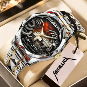 Metallica 45th Anniversary 2026 Alloy Luxury Quartz Watch - TANTN19687