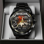 Metallica 45th Anniversary 2026 Black Stainless Steel Watch – TANTN19688
