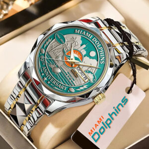 Miami Dolphins 60 years Alloy Luxury Quartz Watch - MAITM14247