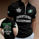 Saskatchewan Roughriders 2025 Zip Polo Shirt – NGHIAVT5806
