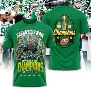 Saskatchewan Roughriders 2025 3D Apparel - NGHIAVT5816