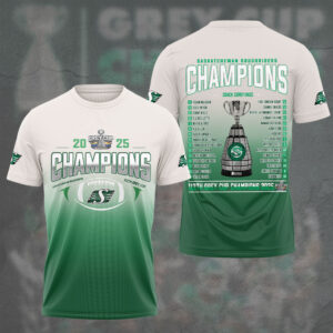 Saskatchewan Roughriders 3D Apparel - NGHIAVT5819