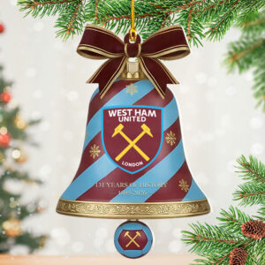 West Ham United FC Custom Shape 2-sided Acrylic Ornament – NGHIAVT5831