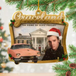 Elvis Presley Custom Shape 2-sided Acrylic Ornament – NGHIAVT5840