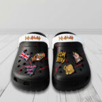 Def Leppard Custom Clogs – NGHIAVT5841