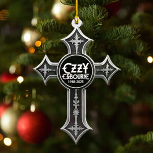 Ozzy Osbourne Custom Shape 2-sided Acrylic Ornament – NGHIAVT5863