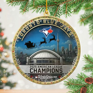 Toronto Blue Jays 2025 Custom Shape 2-sided Acrylic Ornament – NGHIAVT5877