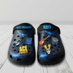 KISS x Ace Frehley Custom Clogs - NGHIAVT5882