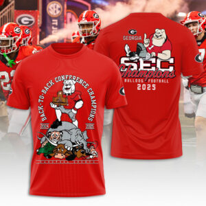 Georgia Bulldogs Football 2025 3D Apparel – NGHIAVT5903