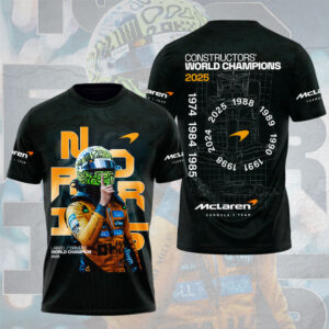 McLaren x Lando Norris 2025 3D Apparel – NGHIAVT5910