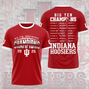 Indiana Hoosiers Football 2025 3D Apparel - NGHIAVT5931