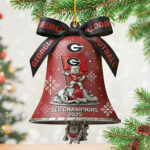 Georgia Bulldogs Football 2025 Custom Shape 2-sided Acrylic Ornament – NGHIAVT5946