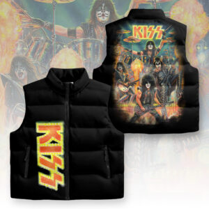 KISS 3D Sleeveless Down Jacket - NGHIAVT5964