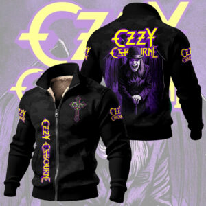 Ozzy Osbourne Thick Knit Fleece Jacket - NGHIAVT5996