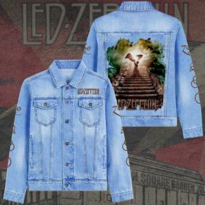 Led Zeppelin 2D Denim Jacket - NGHIAVT6002