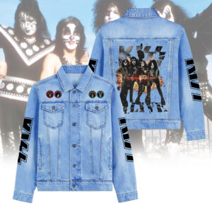 KISS 2D Denim Jacket - NGHIAVT6003