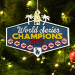 Los Angeles Dodgers 2025 Custom Shape 2-sided Acrylic Ornament – NGHIAVT6020