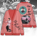 Elvis Presley Knitted V-neck Cardigan – NGHIAVT6060