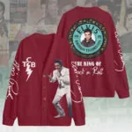 Elvis Presley Knitted V-neck Cardigan – NGHIAVT6027