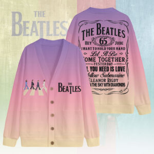 The Beatles Knitted V-neck Cardigan - NGHIAVT6029
