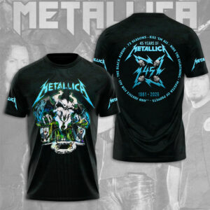 Metallica 45th Anniversary 2026 3D Apparel - NGHIAVT6147