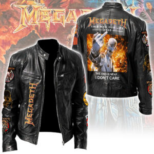 Megadeth Motorcycle Leather Jacket - NGHIAVT6182