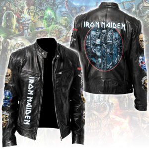 Iron Maiden Motorcycle Leather Jacket - NGHIAVT9213