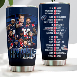 New England Patriots 2025 AFC East Champions Tumbler Cup - HOATT15407