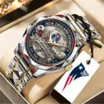 New England Patriots 65th Anniversary Alloy Luxury Quartz Watch – MAITM14133