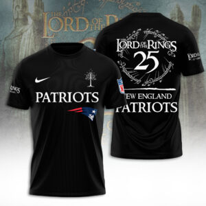 New England Patriots x The Lord of The Rings 25 Years 3D Apparel - TANTN19574