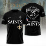 New Orleans Saints x The Lord of The Rings 25 Years 3D Apparel – TANTN19575